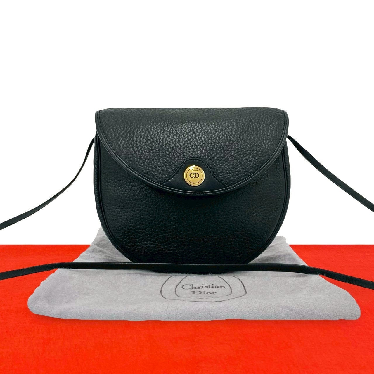 B (目立った傷や汚れなし)】Christian Dior ディオール CD ロゴ 金具