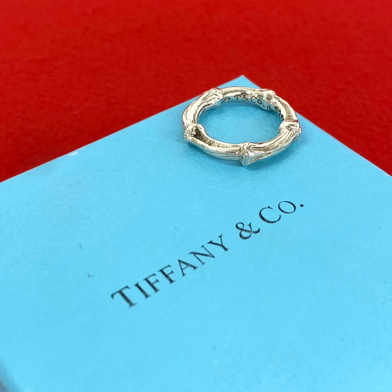 TIFFANY&Co. ティファニー バンブー リング シルバー925 リング・指輪 8号 シルバー
 29047