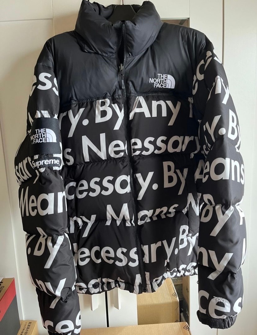 Supreme x The North Face By Any Means Nuptse Jacket "Black"