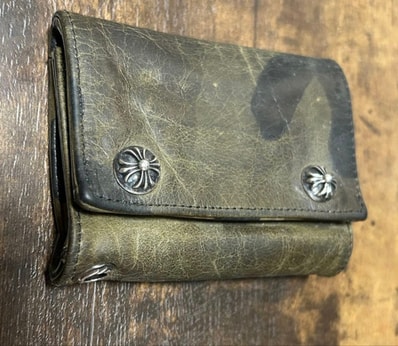 CHROME HEARTS クロムハーツ カモフラ柄 3FOLD スリーフォールドウォレット 財布