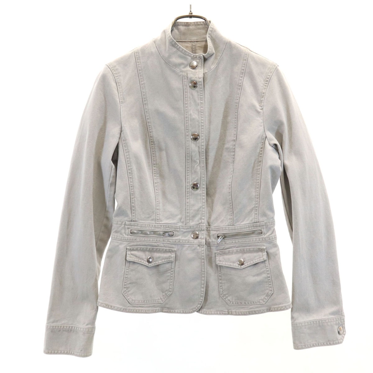 MaxMara WEEKEND LINE マックスマーラ ウィークエンドライン デニムジャケット 38 グレー ジージャン