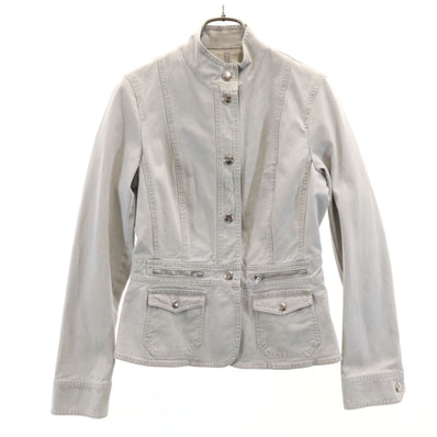 MaxMara WEEKEND LINE マックスマーラ ウィークエンドライン デニムジャケット 38 グレー ジージャン