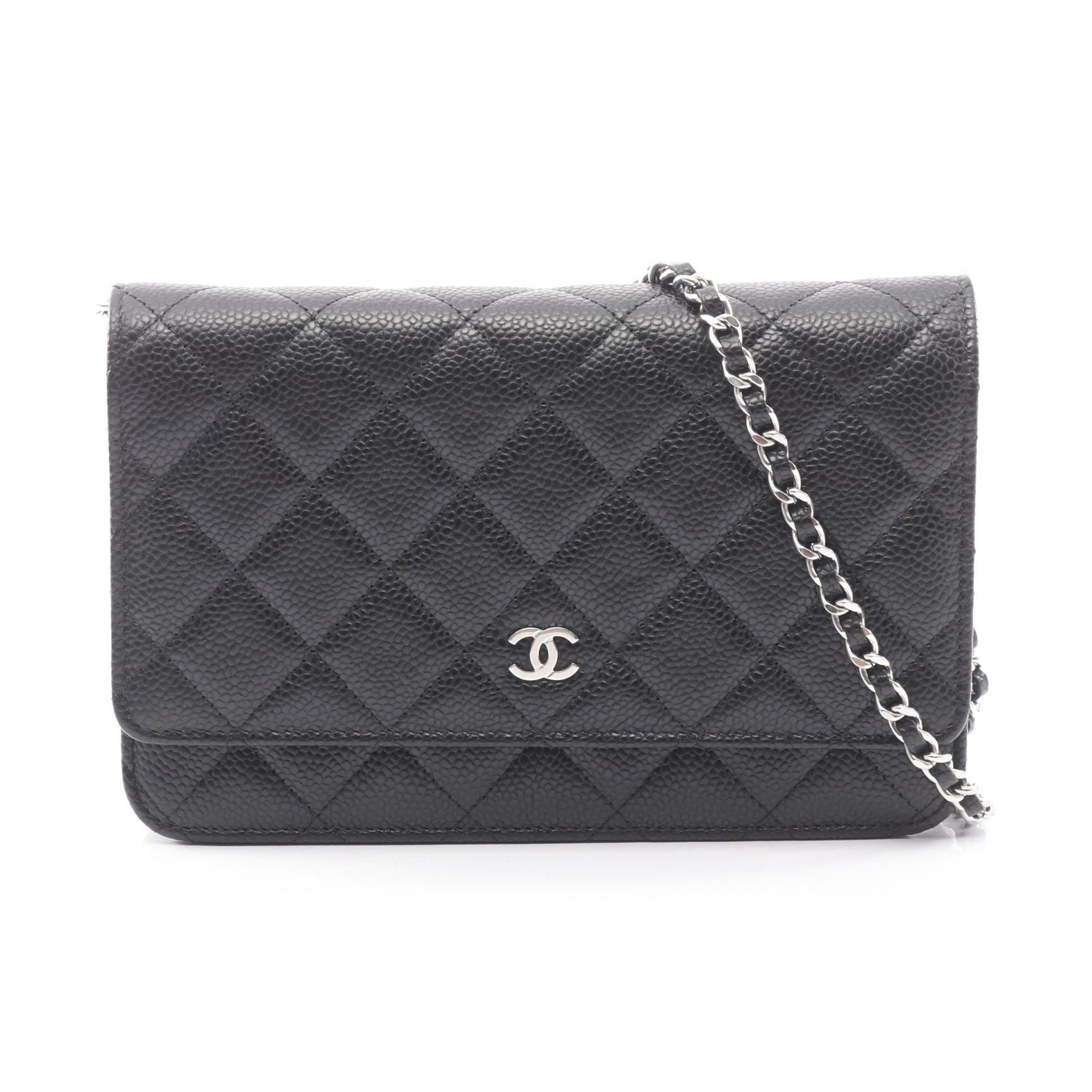 シャネル CHANEL マトラッセ ショルダーバッグ バッグ キャビアスキン(グレインドカーフ) レディース ブラック系 AP0250 【中古】