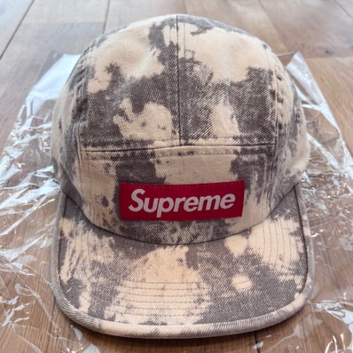 Supreme Denim Camp Cap "Bleached"