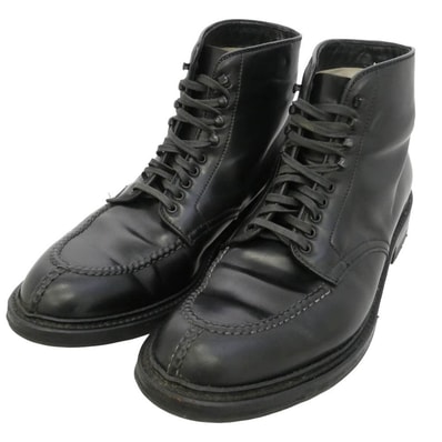 ALDEN オールデン 4027HC Leather Soul レザーソウル別注 コードバン タンカーブーツ レザーブーツ ブラック系 8.5【中古】