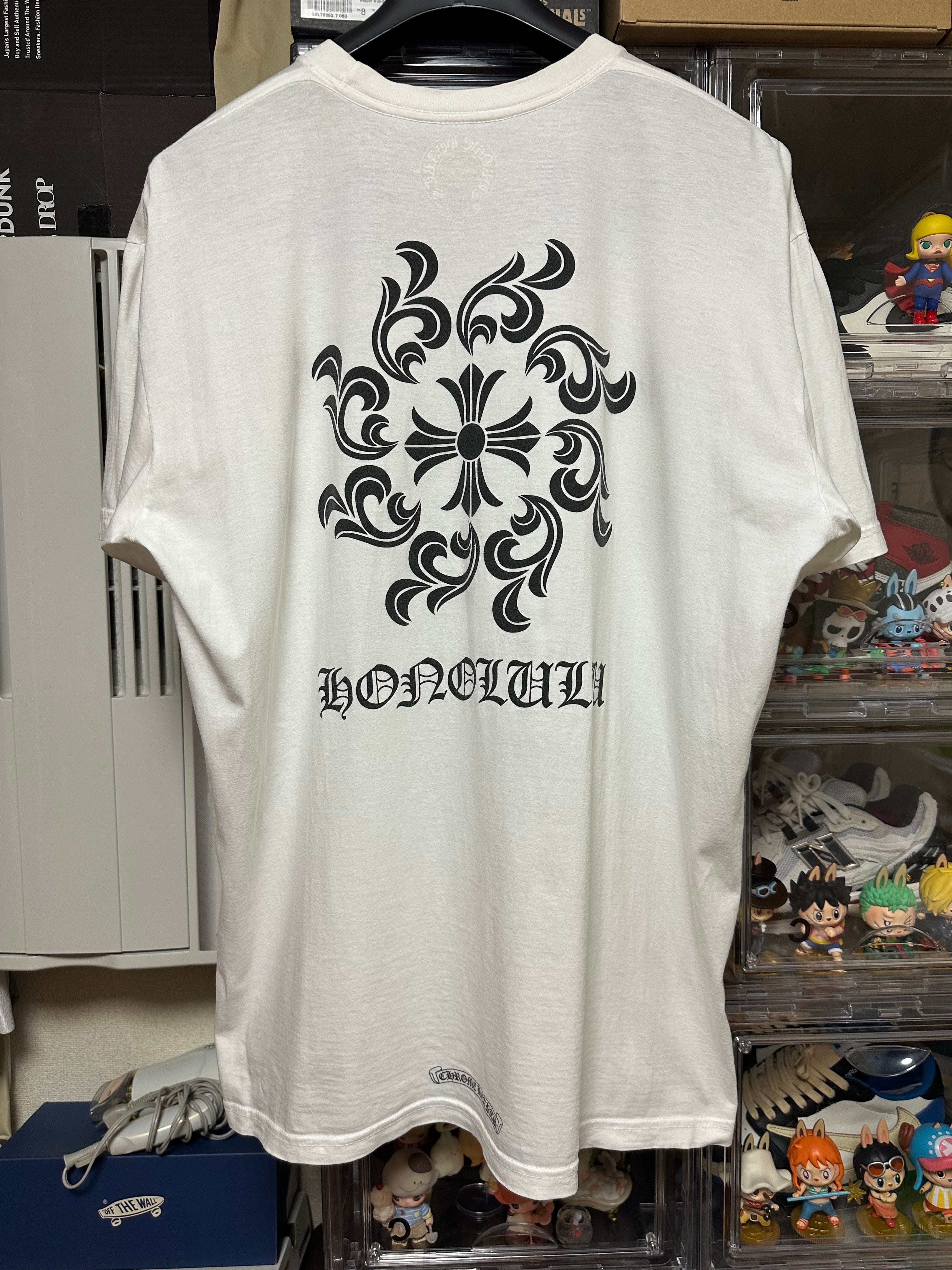 C (やや傷や汚れあり)】クロムハーツ ホノルル限定 CHシャイン Tシャツ