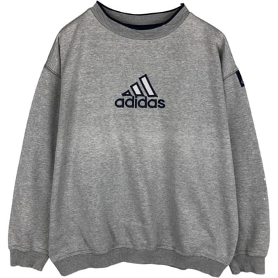 古着 アディダス adidas ロゴスウェットシャツ トレーナー メンズM相当 ヴィンテージ/eaa635020