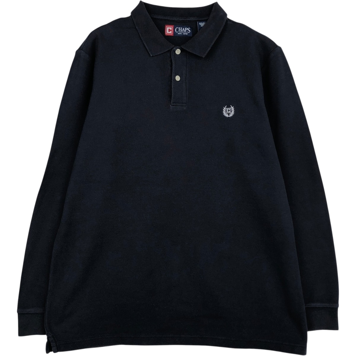 古着 ラルフローレン Ralph Lauren CHAPS チャップス 長袖 ポロシャツ メンズM相当/eaa631899
