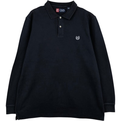 古着 ラルフローレン Ralph Lauren CHAPS チャップス 長袖 ポロシャツ メンズM相当/eaa631899