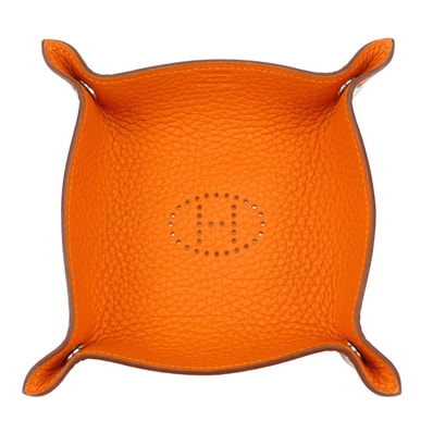 【中古】 エルメス その他小物 ヴィドポッシュミニ トリヨンクレマンス オレンジ オレンジ □R刻印 アクセサリートレー インテリア レディース 女性 HERMES