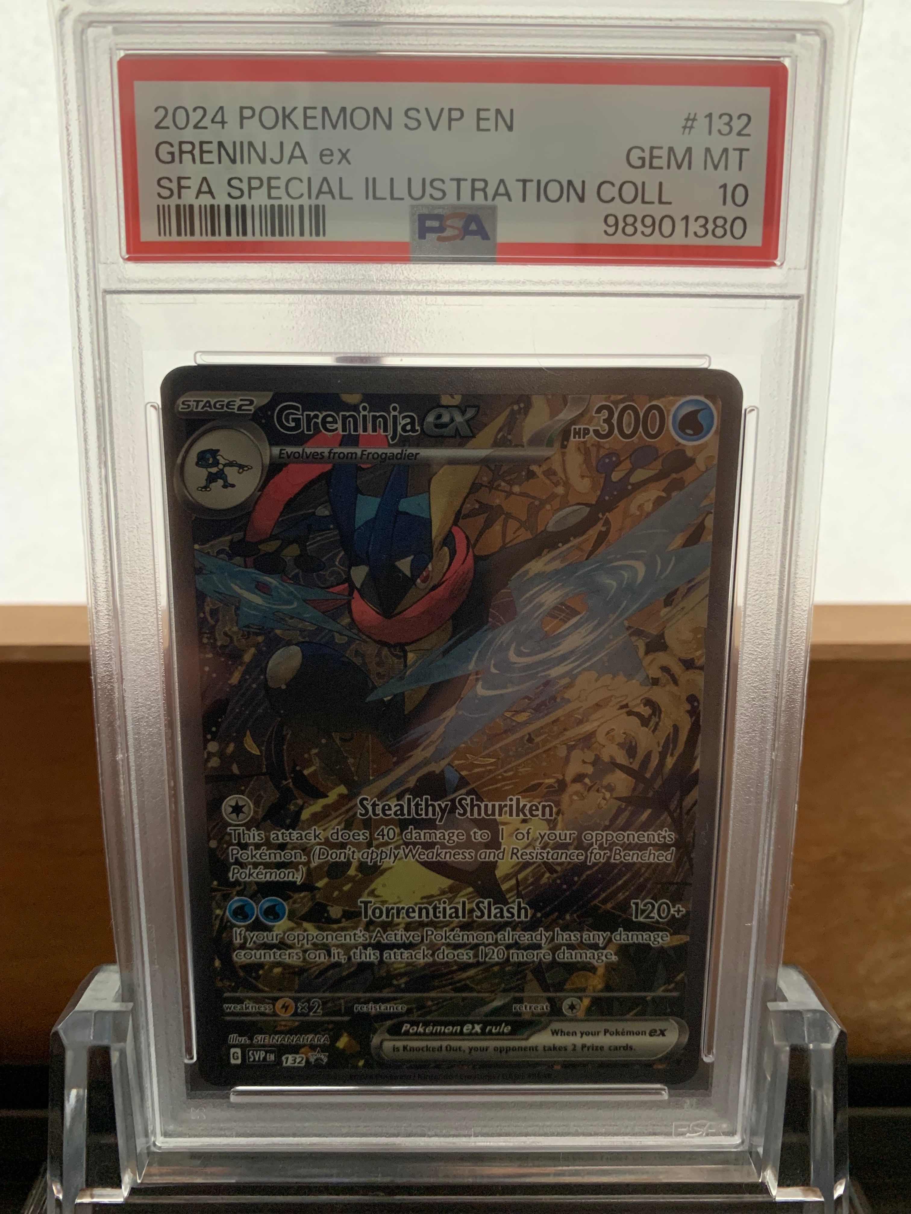 ゲッコウガex P [SVP EN 132]【英語版】(スカーレット&バイオレット「シュラウデッドフェイブル ゲッコウガex スペシャルイラストレーション コレクション」)