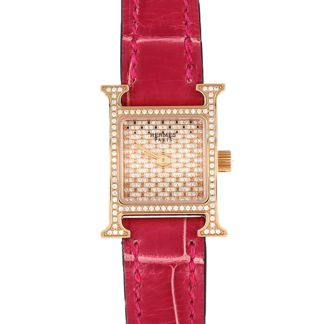 エルメス Hウォッチ PG/D HH1.173 PG・RG クォーツ