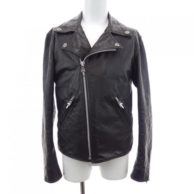 クロムハーツ CHROME HEARTS 2225-304-4761 レザーライダースジャケット