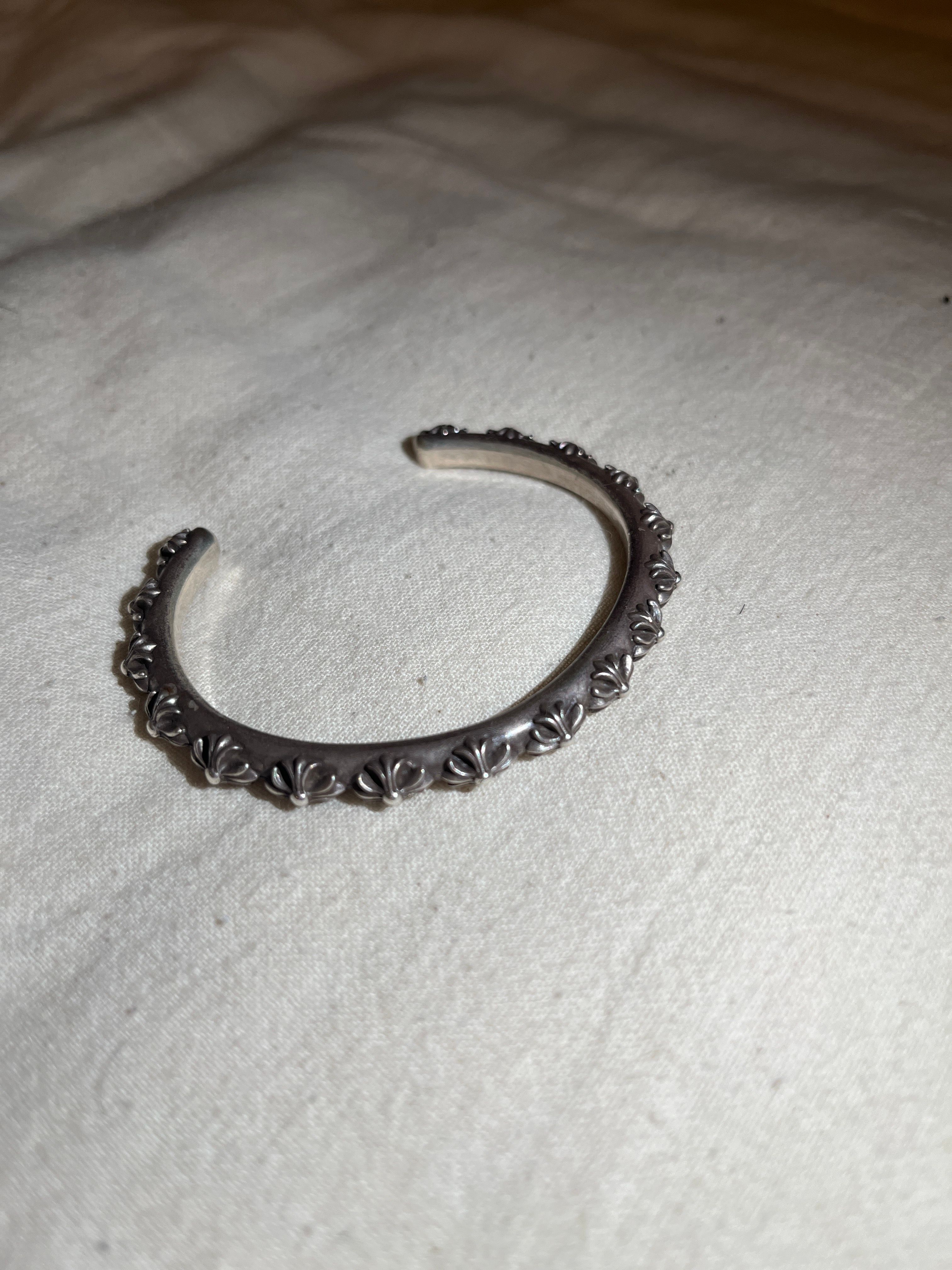 Chrome Hearts Cross Band Bangle "Silver"