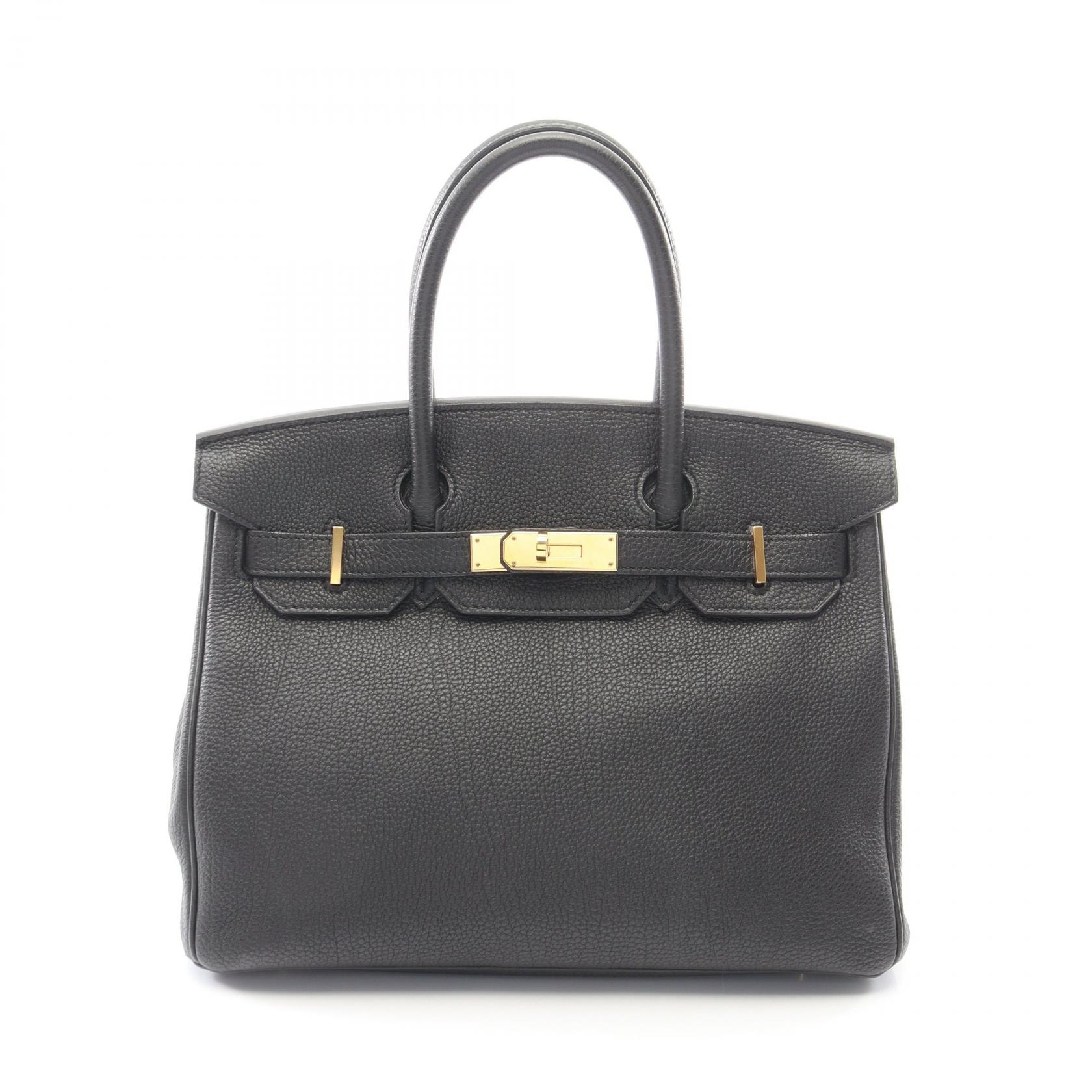 エルメス HERMES バーキン30 ハンドバッグ バッグ レザー トゴ A刻印(2017年製造) レディース ブラック系 【中古】