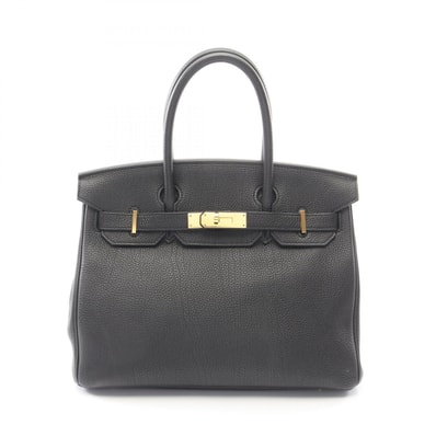 エルメス HERMES バーキン30 ハンドバッグ バッグ レザー トゴ A刻印(2017年製造) レディース ブラック系 【中古】