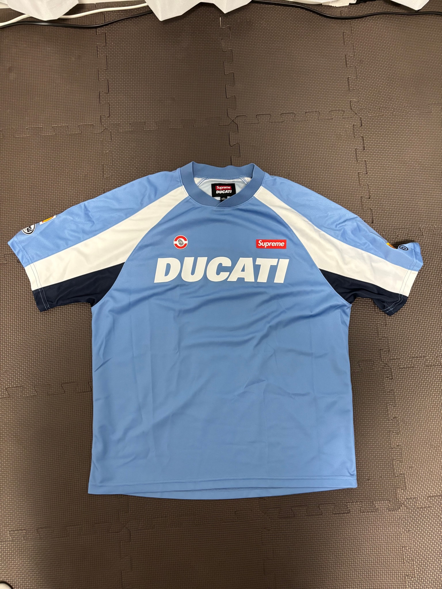 Supreme x Ducati Soccer Jersey "Blue"