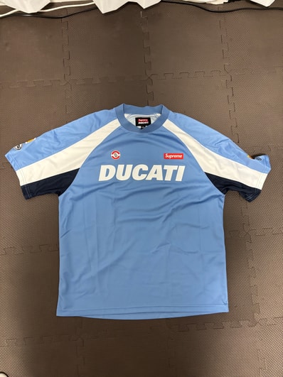 Supreme x Ducati Soccer Jersey "Blue"