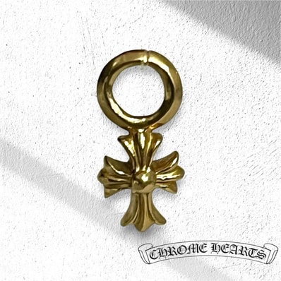 Chrome Hearts 22K #A Stack Charm CH Cross "Gold"