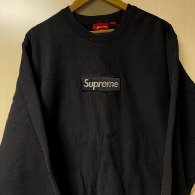 Supreme Box Logo Crewneck Sweatshirt "Black" (18FW)