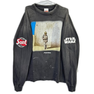 セントマイケル ×スターウォーズ SM-HR8-0000-C64 DARTHVADER SW LS TEE XL