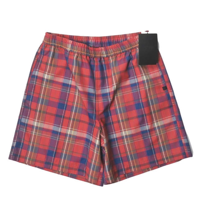 新品 DAIWA PIER39 ダイワ ピア39 21SS Tech Drawers Flannnel Plaids チェックイージーショーツ BP-59021 M(JP) レッド ショートパンツ ボトムス mc67311