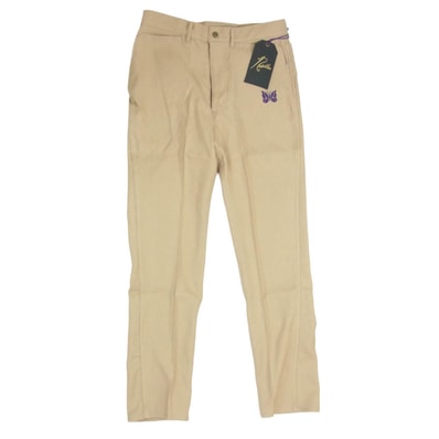 Needles ニードルス パンツ MR226 Slim Jean Poly Twill ポリエステルツイル スリムジーンズ ベージュ系 S【中古】