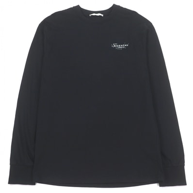 極美品 ジバンシィ 長袖Tシャツ ブラック メンズ XS BM71MH3YSA