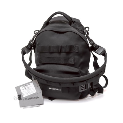 BALENCIAGA Army Small Multicarry Backpack "Black"