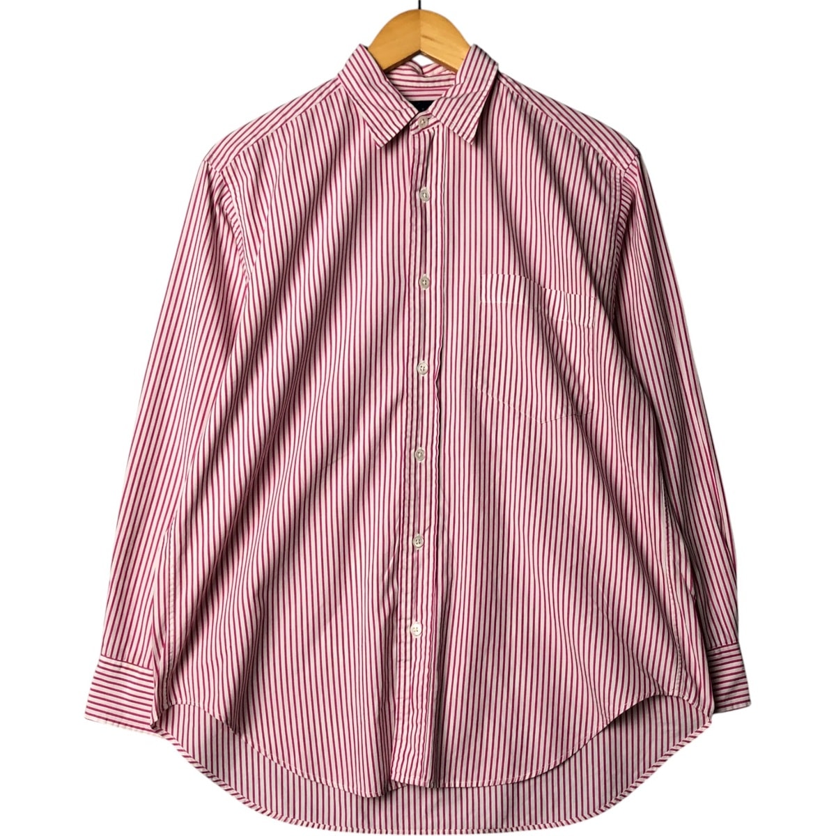 古着 ラルフローレン Ralph Lauren 長袖 コットンストライプシャツ レディースXL相当/eaa573196