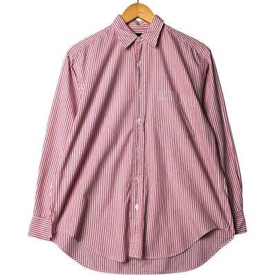 古着 ラルフローレン Ralph Lauren 長袖 コットンストライプシャツ レディースXL相当/eaa573196