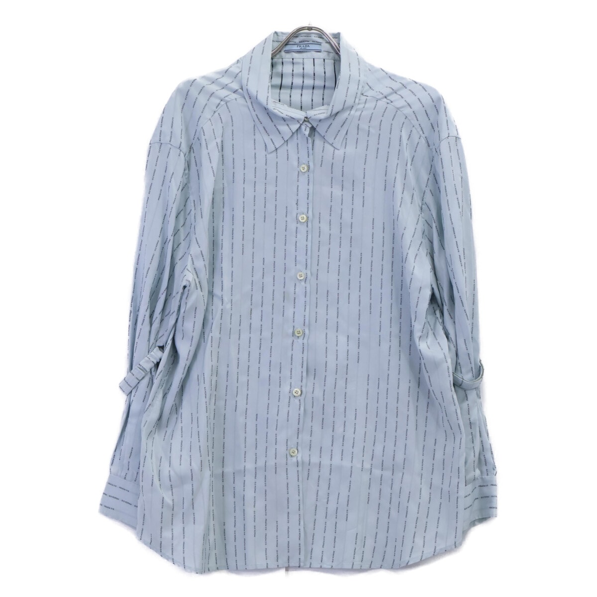 プラダ P424C S181 ロゴストライプ ブラウス 36