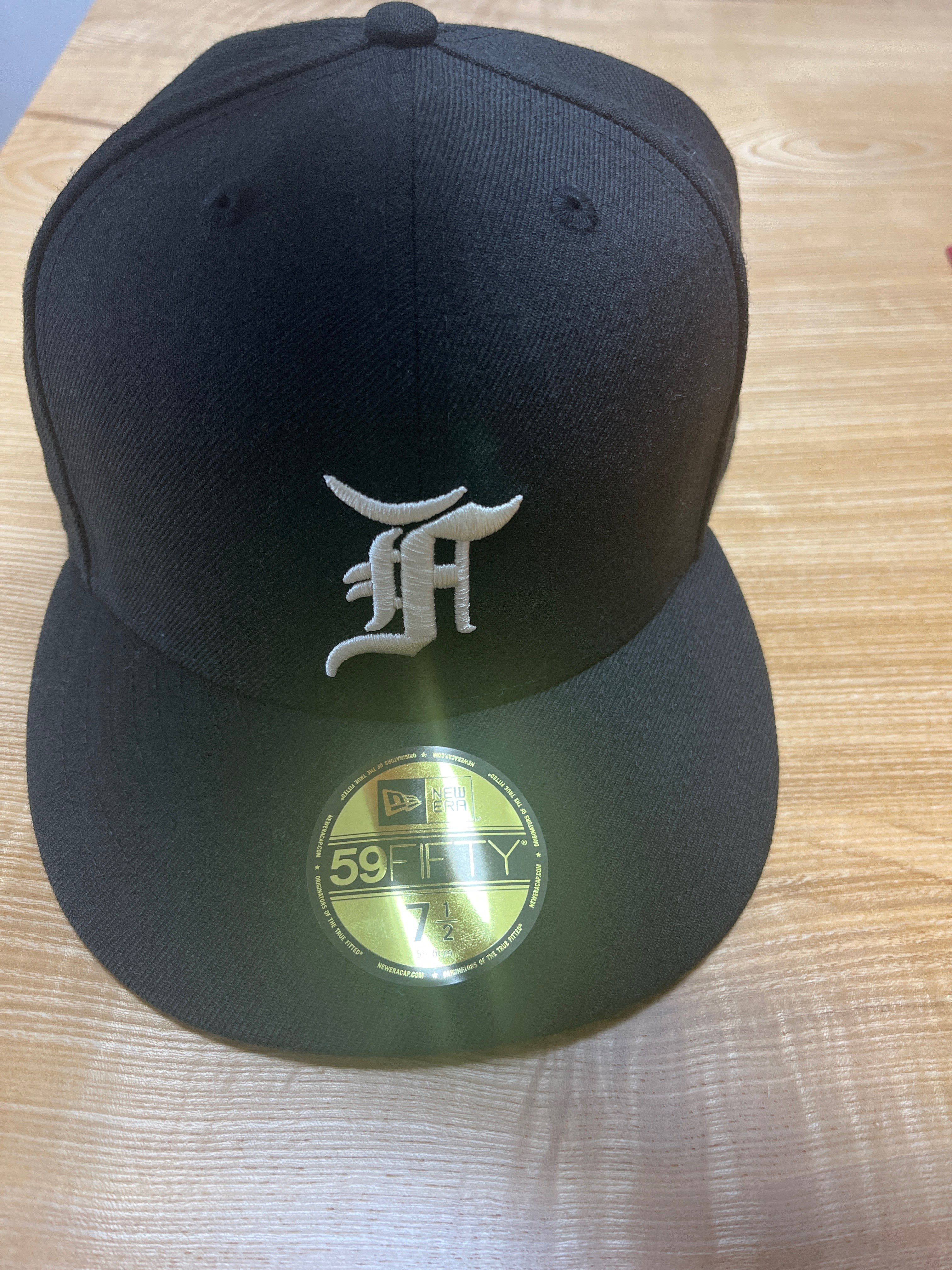 NEW ERA FEAR OF GOD ESSENTIALS 59FIFTY F LOGO Under Visor "Black"