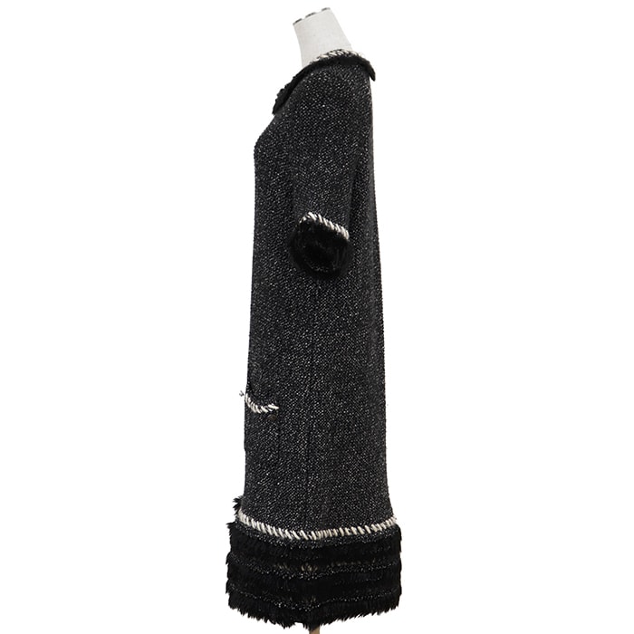 B (目立った傷や汚れなし)】【美品】CHANEL シャネル 半袖ニット