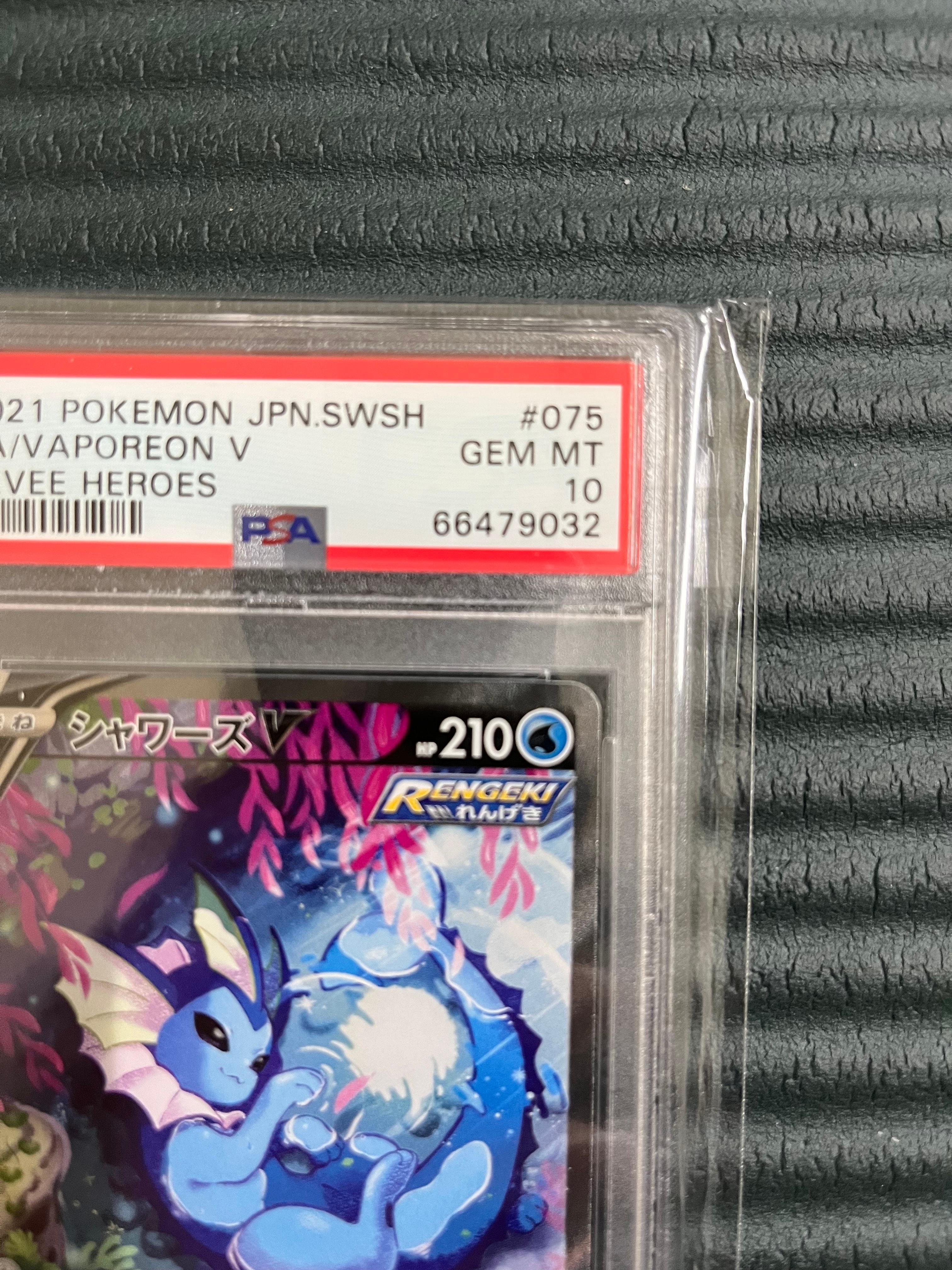 PSA 10]Vaporeon V SR: SA[S6a 075/069](Enhanced Expansion Pack