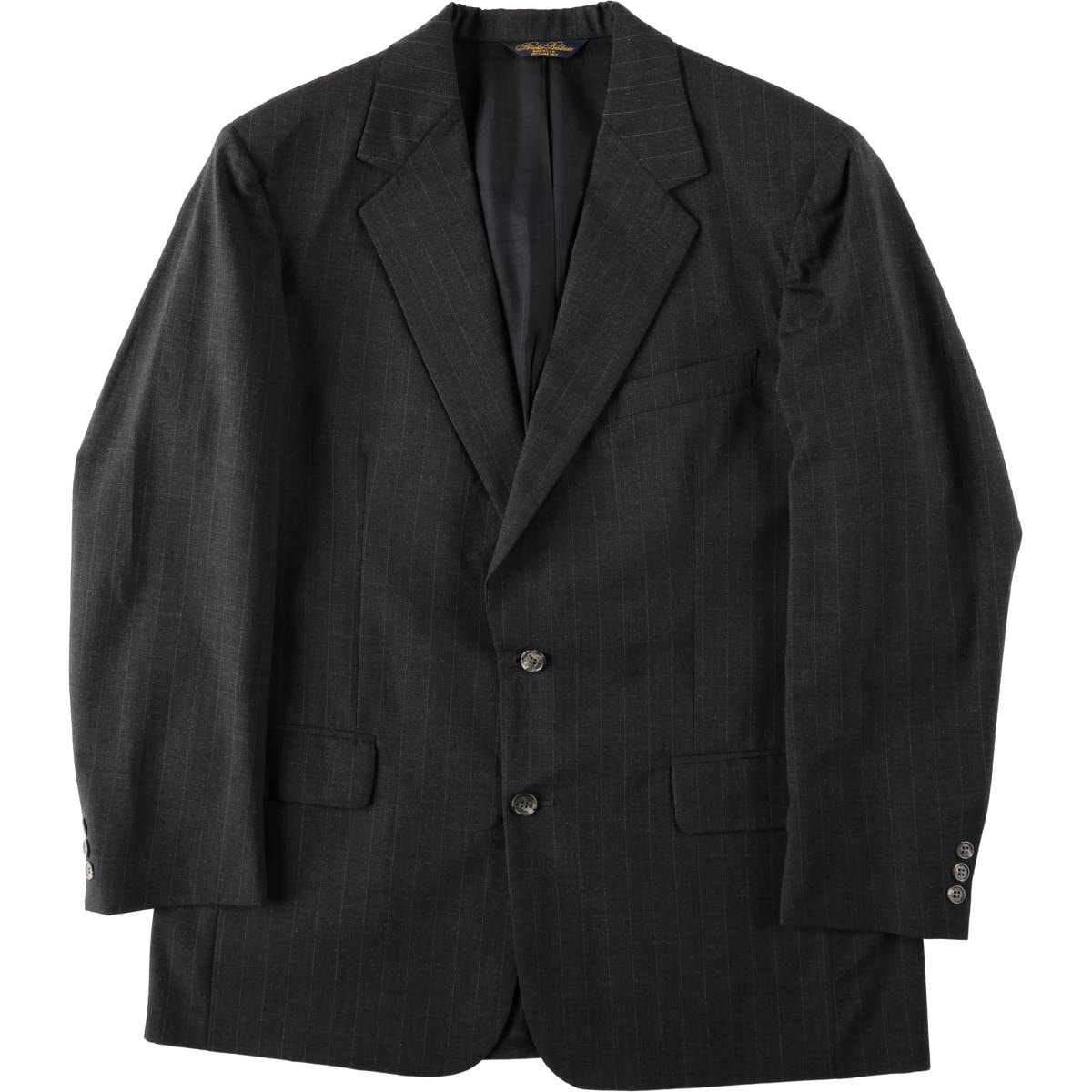 古着 ブルックスブラザーズ Brooks Brothers ストライプ柄 ウールテーラードジャケット USA製 メンズXL相当/eaa668533