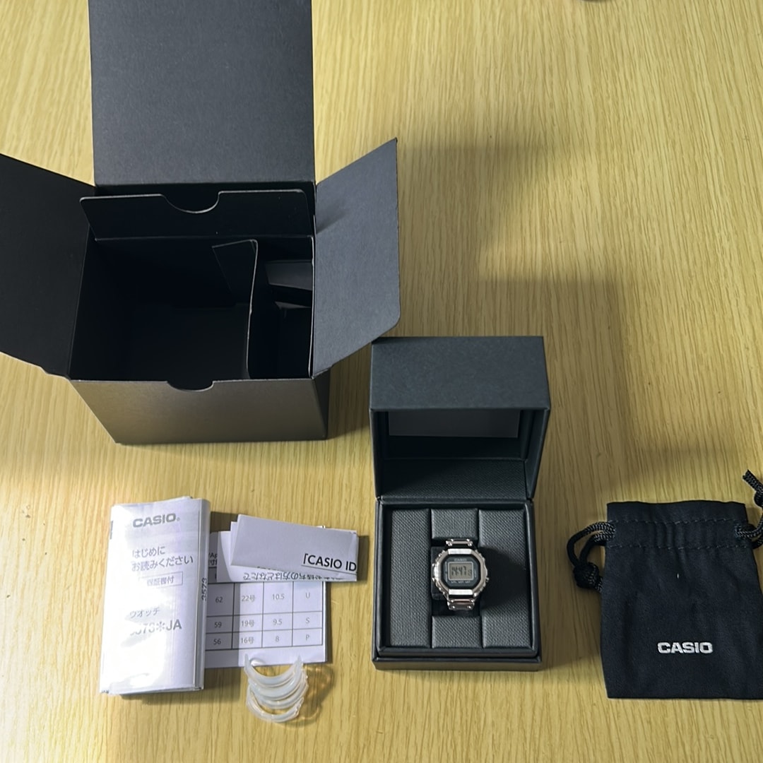 Casio Ring Watch "Stainless Steel" CRW-001