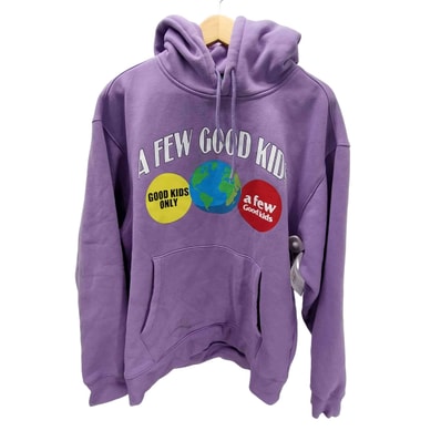 グラフィックプリントパーカー Earth On The Hoodie【1141829018438】