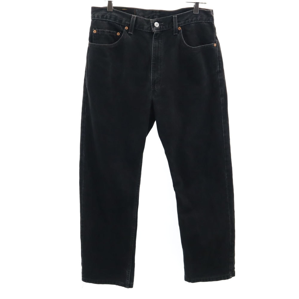 Levi's リーバイス 00s 505 先染め ブラック ストレートデニムパンツ W33 ブラック ジーンズ REGULAR FIT
