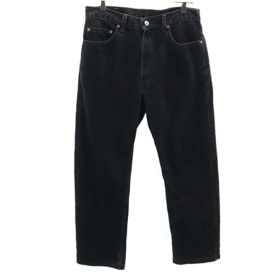 Levi's リーバイス 00s 505 先染め ブラック ストレートデニムパンツ W33 ブラック ジーンズ REGULAR FIT