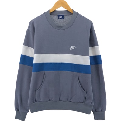 古着 80年代 ナイキ NIKE 紺タグ ワンポイントロゴスウェットシャツ トレーナー メンズL相当 ヴィンテージ/eaa546719