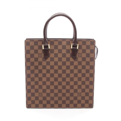 ルイ・ヴィトン LOUIS VUITTON ヴェニスPM ダミエエベヌ トートバッグ バッグ PVCコーティングキャンバス レザー レディース ブラウン系 N51145 【中古】