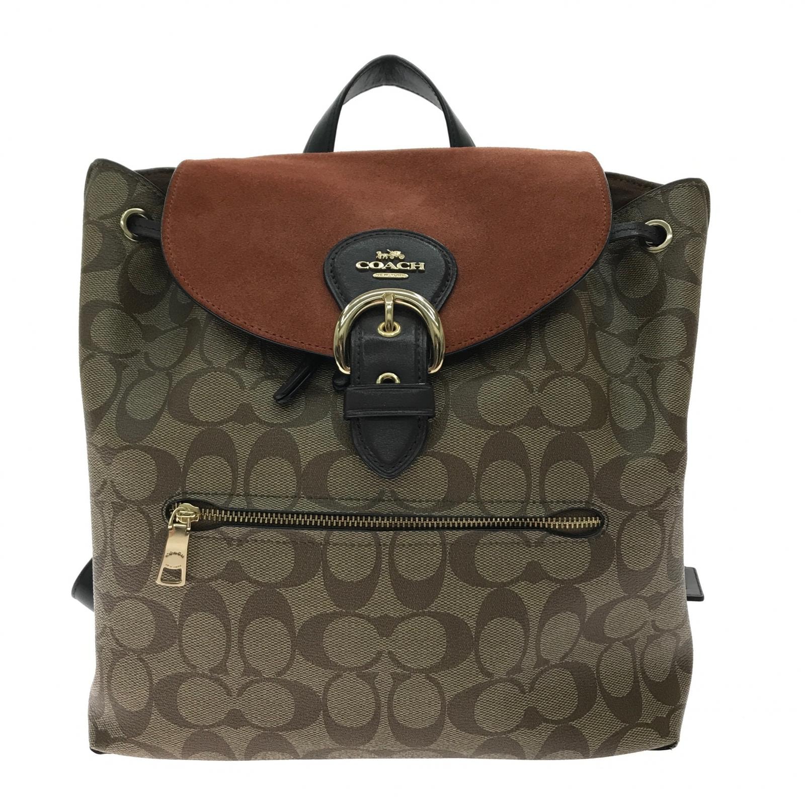 COACH コーチ バッグ リュック シグネチャー F2157 C5693 ブラウン