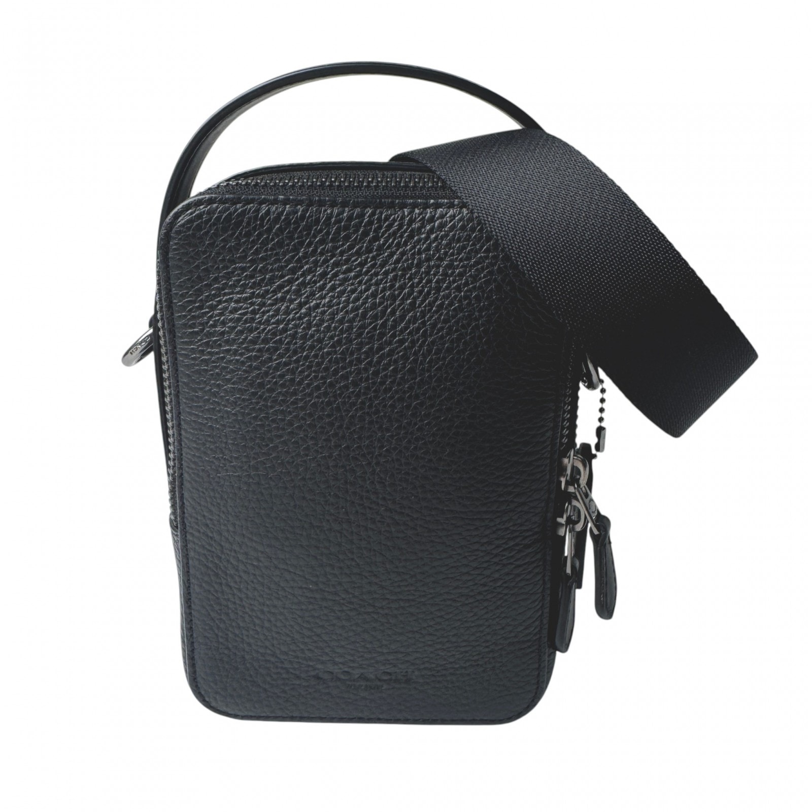 美品 コーチ COACH 2way ショルダーバッグ トップハンドル C3147 斜めがけ クロスボディ メンズ