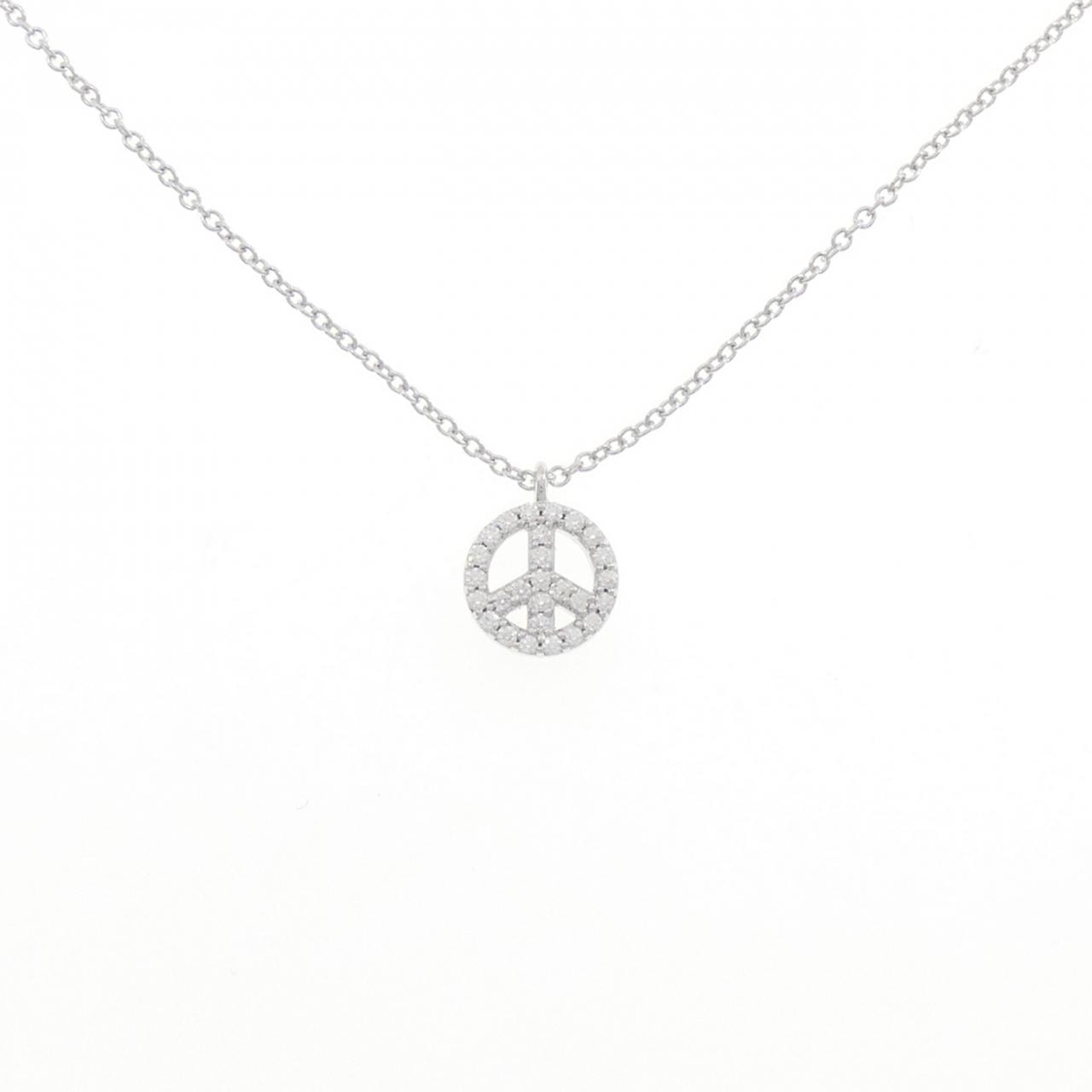 ティファニー メトロ ピースサイン ミニ ネックレス
