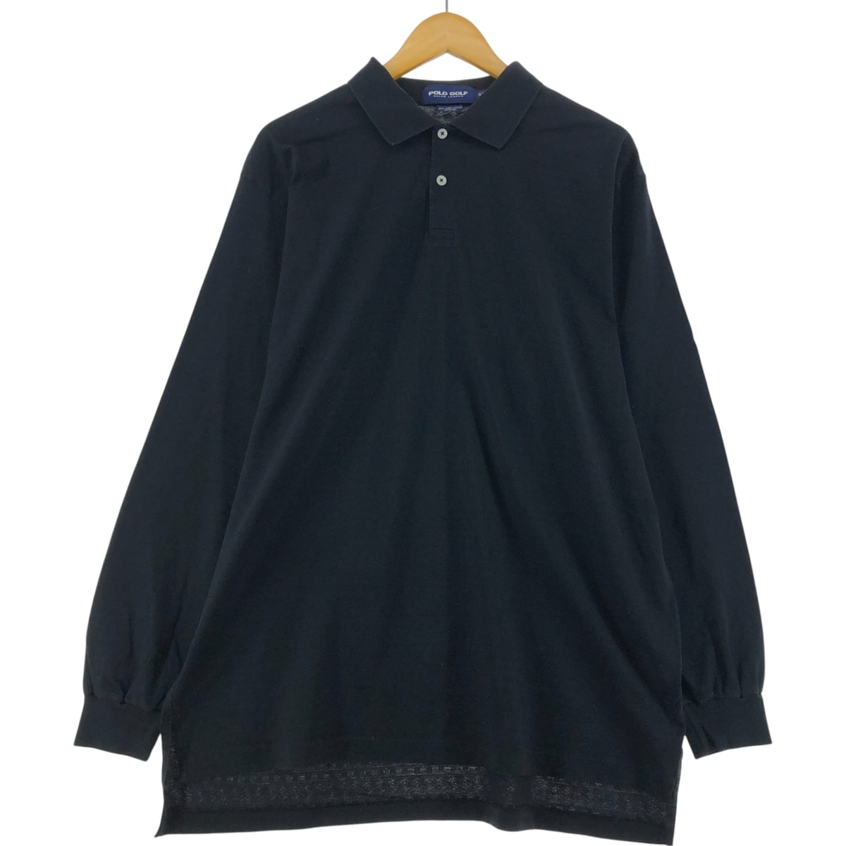 古着 ラルフローレン Ralph Lauren POLO GOLF ポロゴルフ 長袖 ボーダー ポロシャツ メンズXL相当/eaa528825