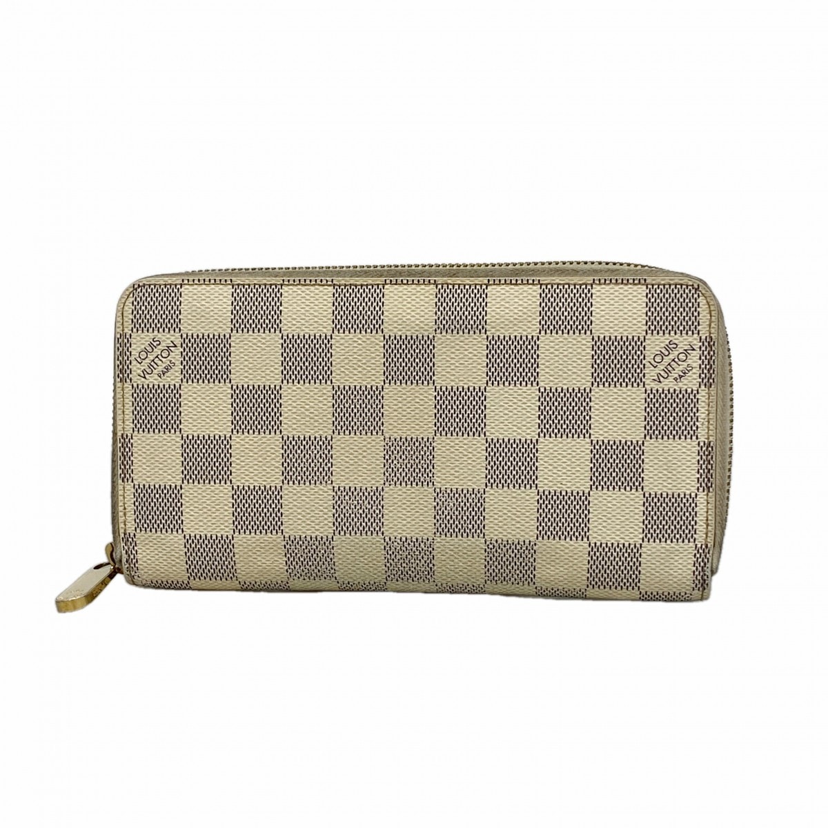 【6gd4867】ルイヴィトン 長財布 ダミエ・アズール ジッピーウォレット N60019 ホワイト【中古】レディース