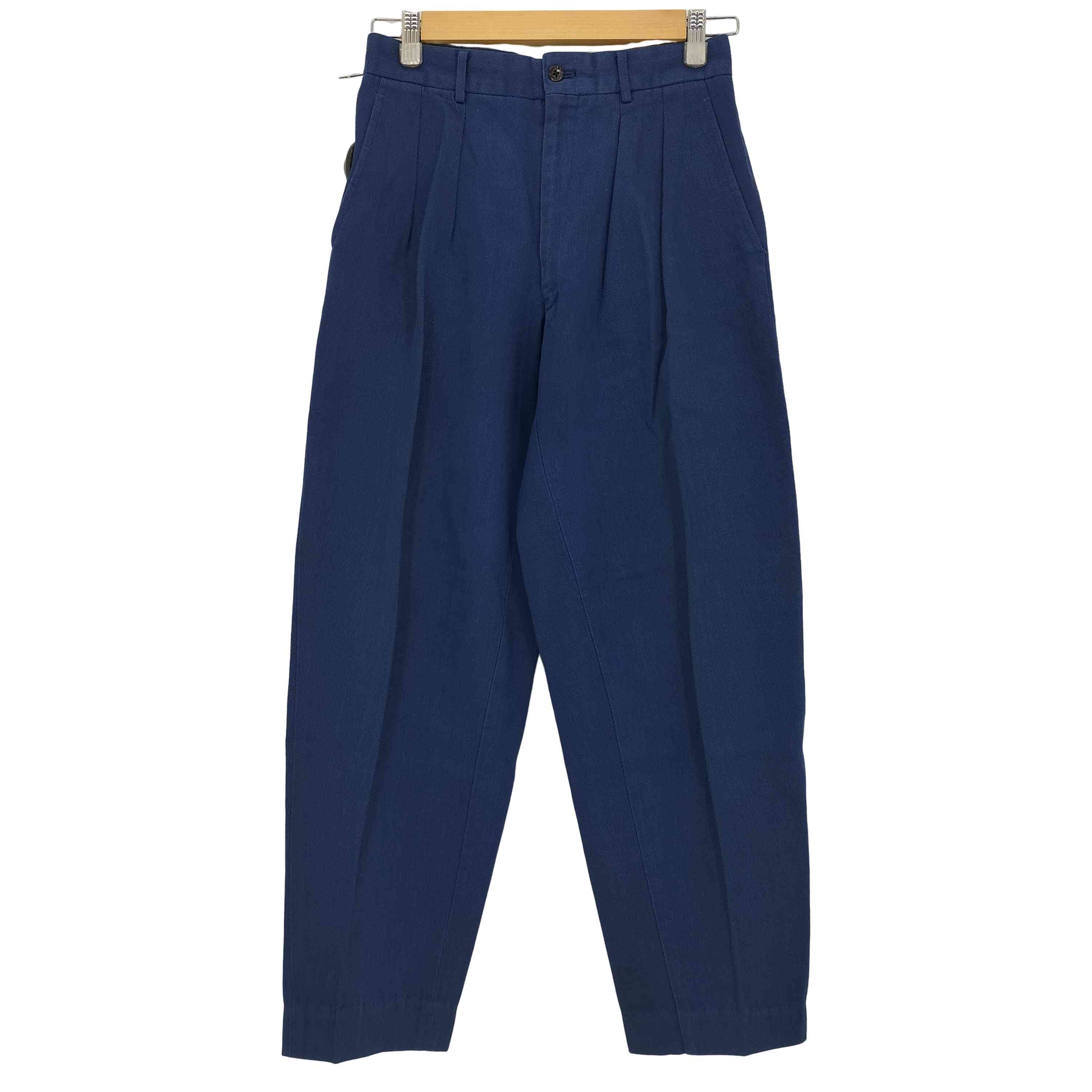 1981aw-1983aw デカオム 本人期 archive インディゴ 2タックチノ トラウザー【1139808437837】