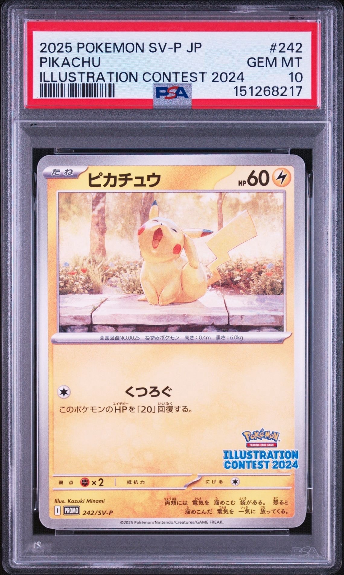 ピカチュウ [SV-P 242](プロモカードパック「イラストレーション