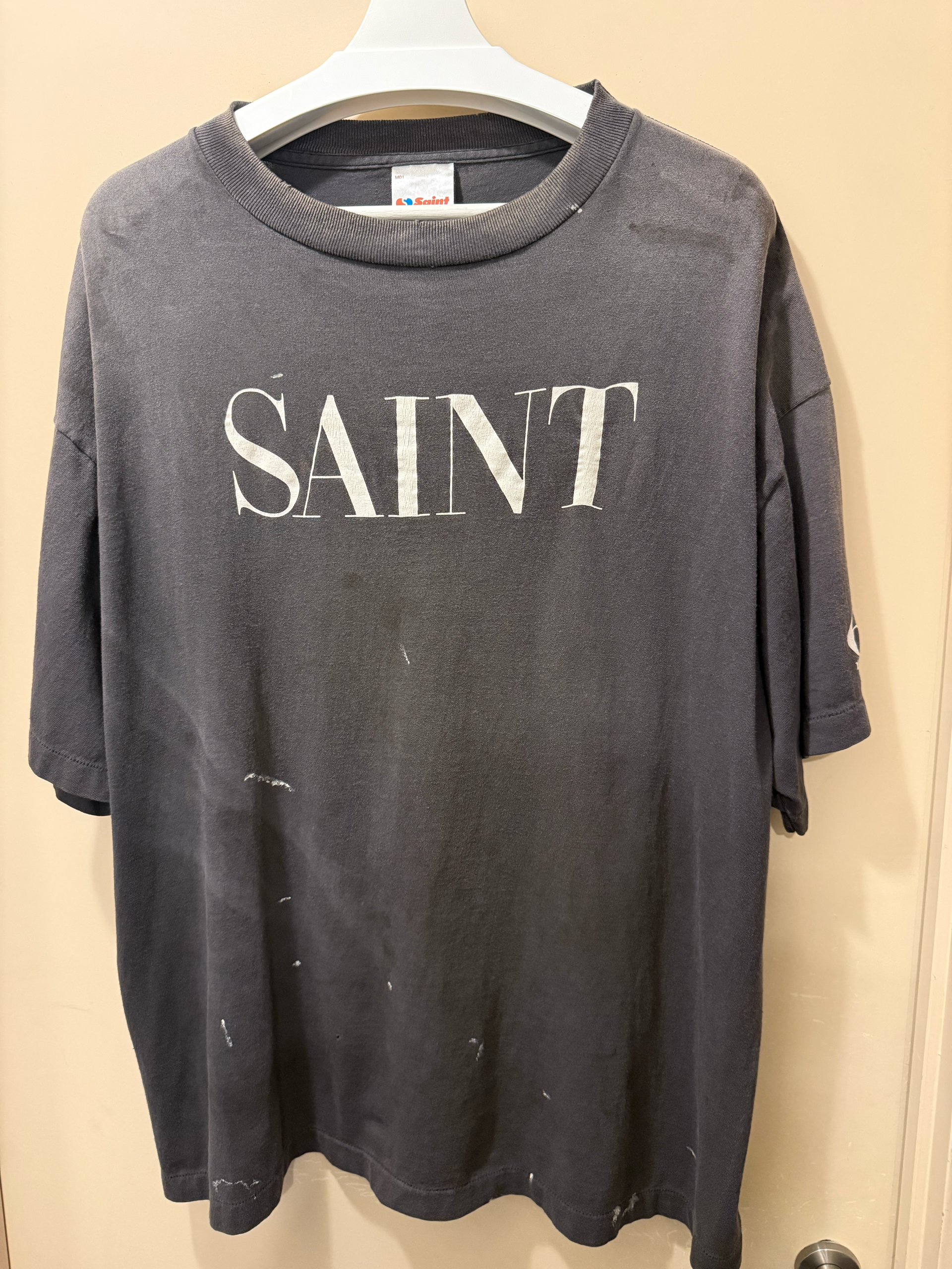 SAINT Mxxxxxx SS T-Shirt Saint 666 "Black"